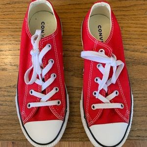 Boys Red Converse